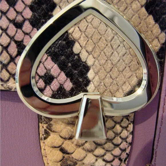 NWT Kate Spade Robyn Exotic Saddle Bag